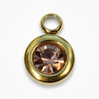Birthstone Charm — November — Citrine