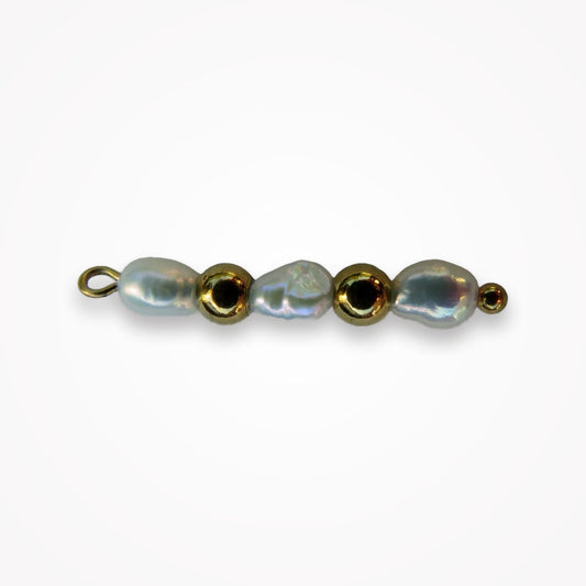 Triple Pearl Charm