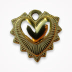 Sunburst Heart Charm