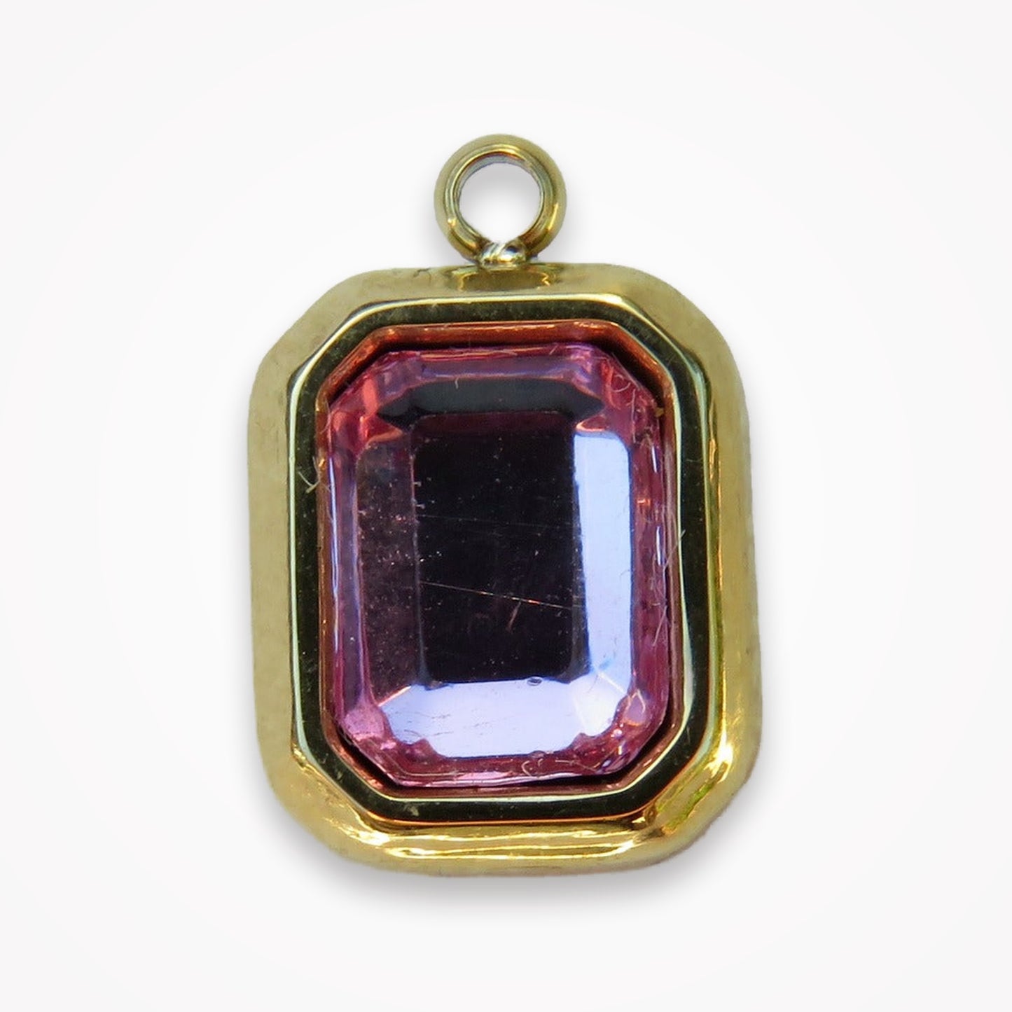 Pink Gem Charm