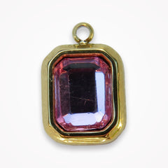 Pink Gem Charm