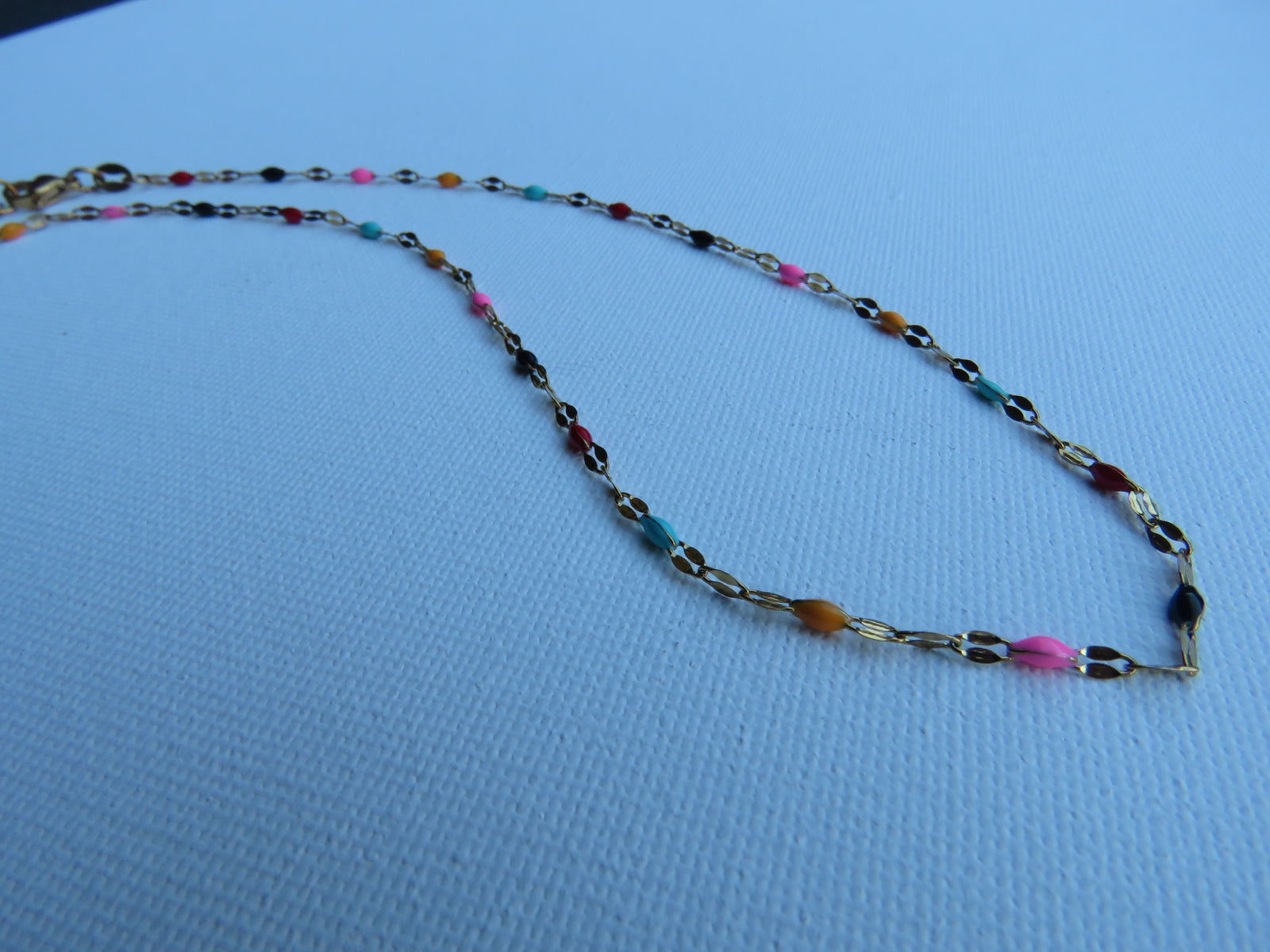 Rainbow Lip Chain