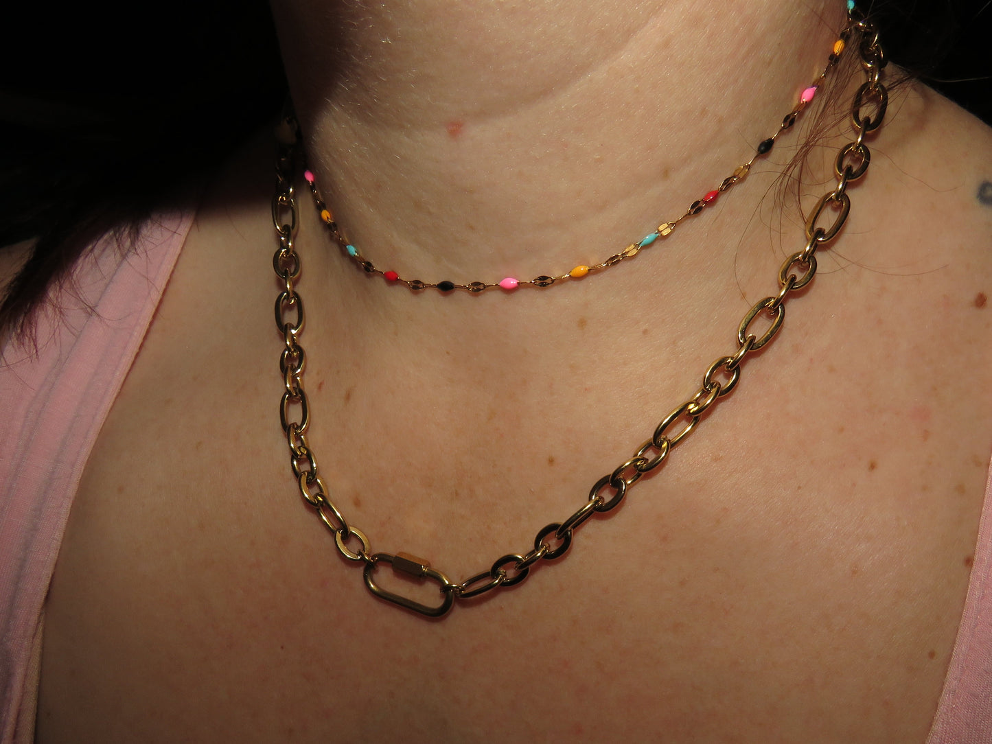 Chunky Oval 3 loop chain base