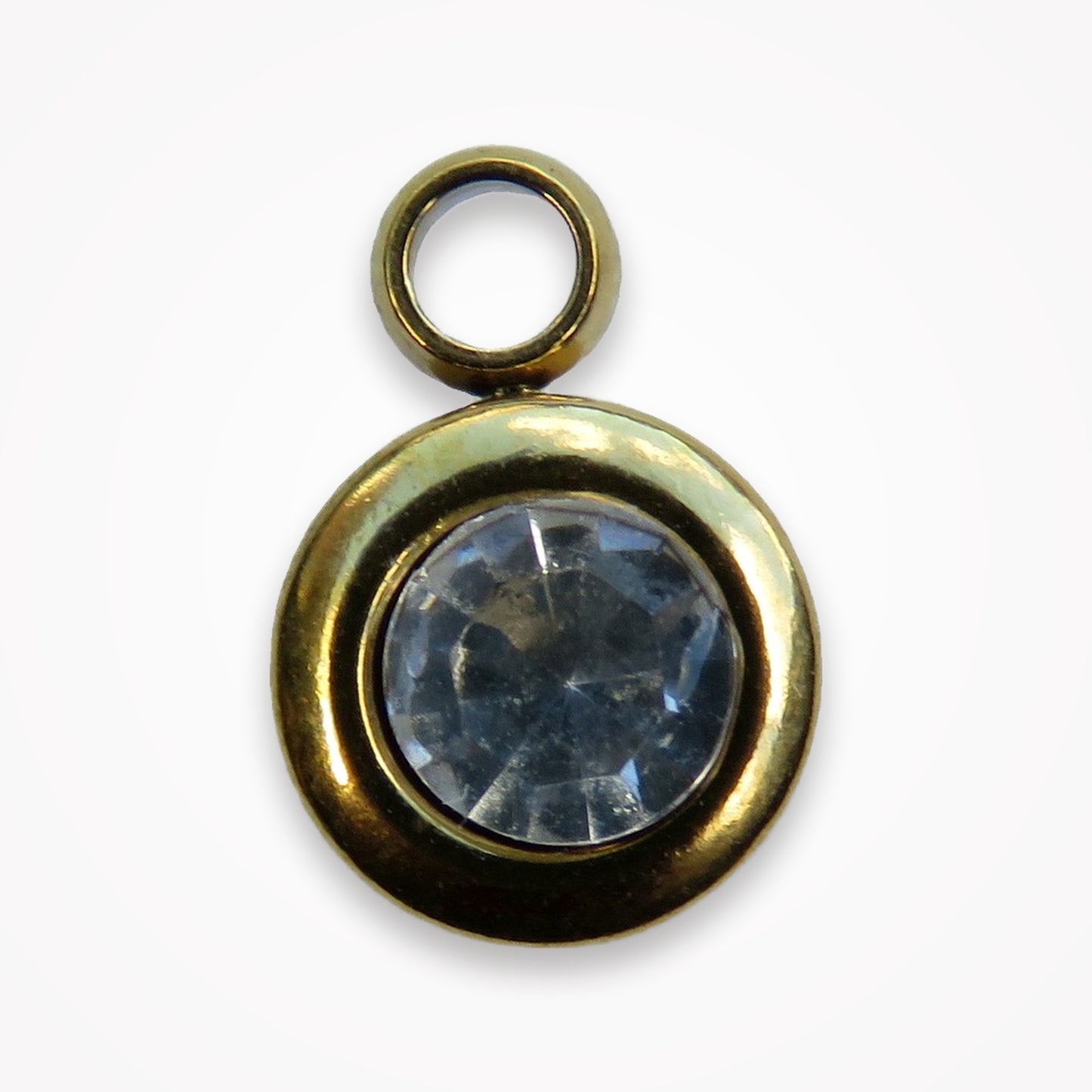 Birthstone Charm — April — Diamond