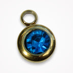 Birthstone Charm — March — Aquamarine