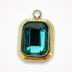Emerald Gem Charm