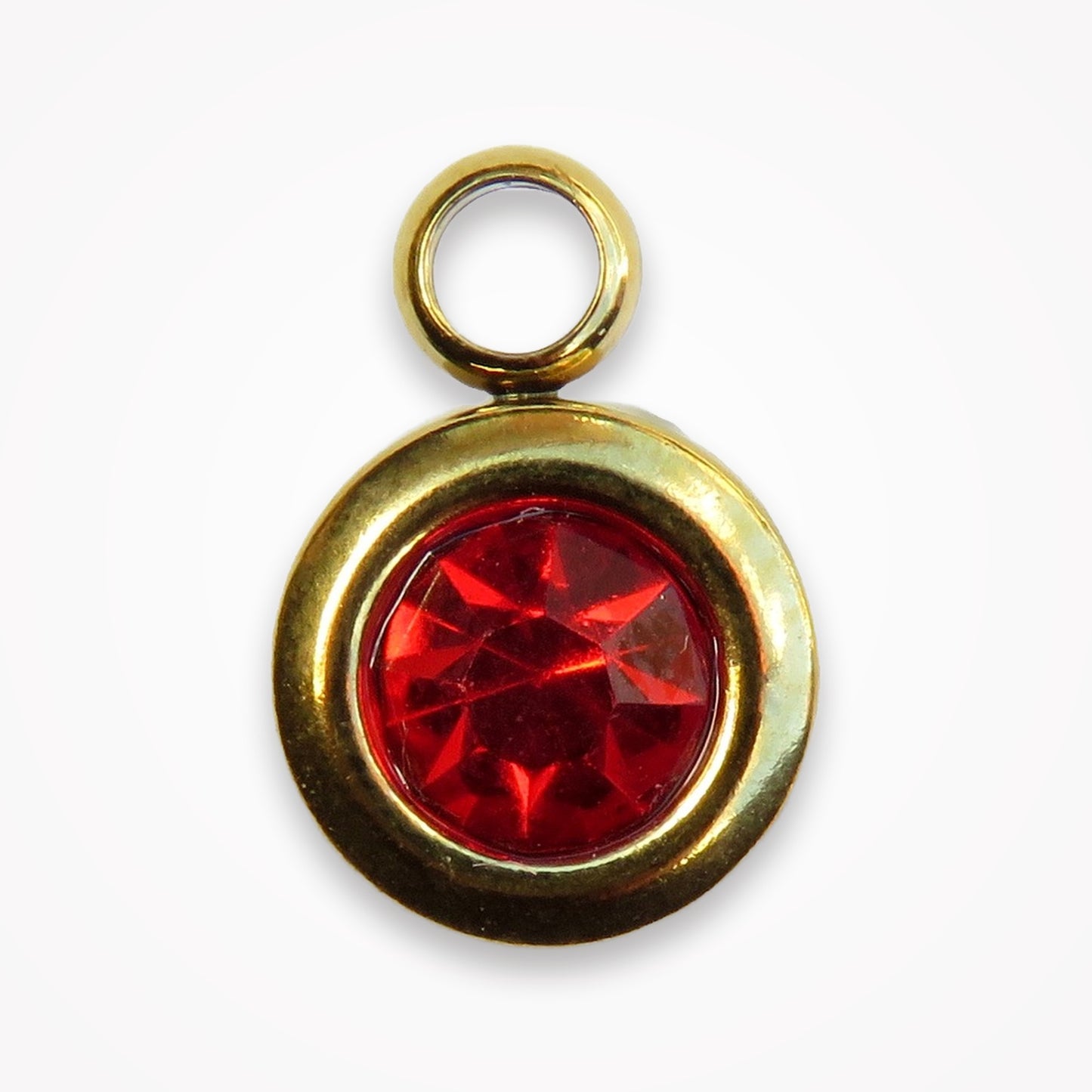 Birthstone Charm — July — Ruby