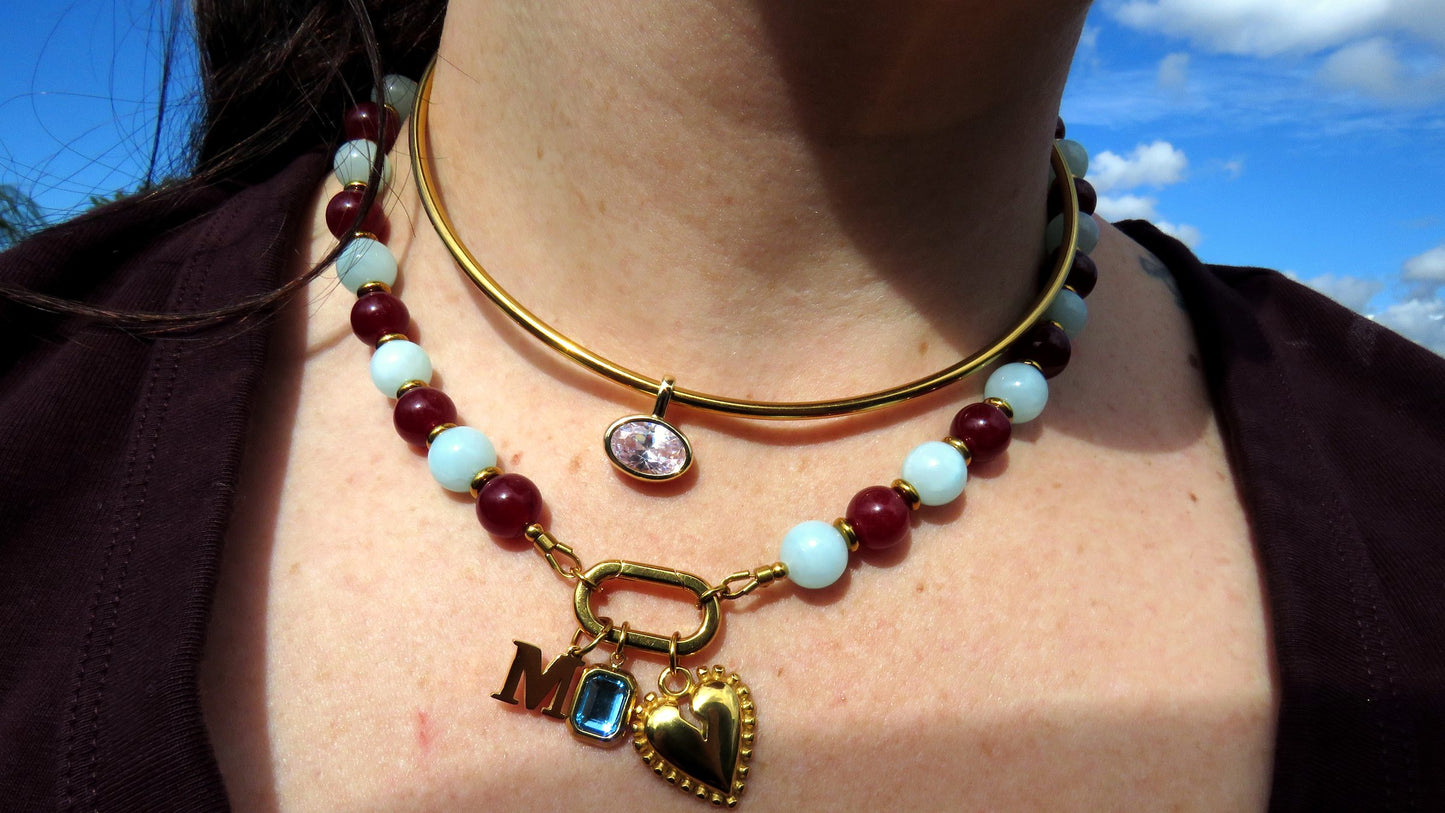 Handmade beaded necklace by El Rose
